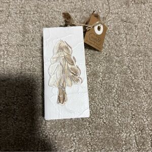 Mud Pie Christmas Tree Painted Wooden Ornament 5x2